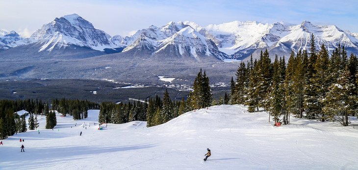 Skiing at Lake Louise