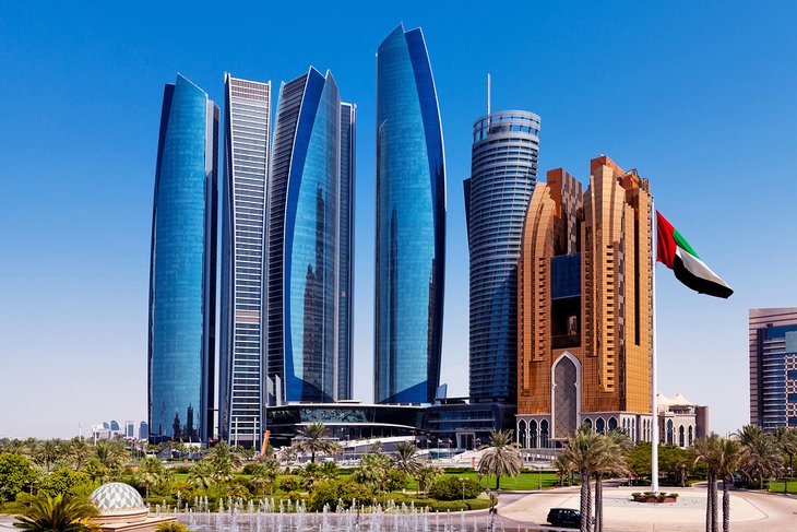 Skyscrapers in Abu Dhabi