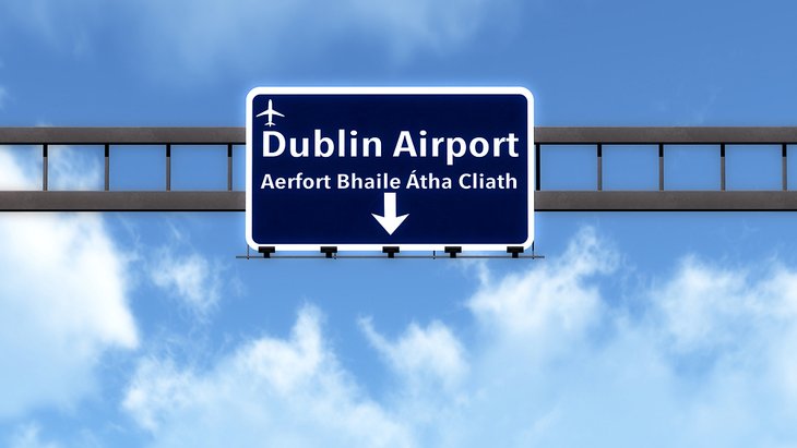 Dublin Airport sign