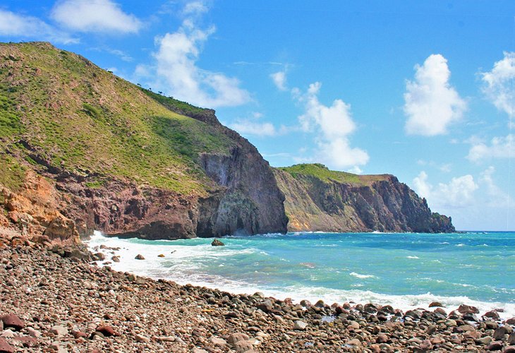 Montserrat coastline