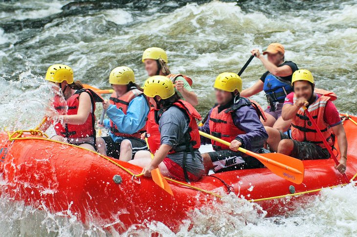 Rafting on the Hudson River