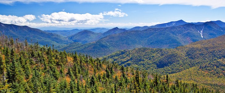 View of the Adirondack High Peaks from Prospect Mountain