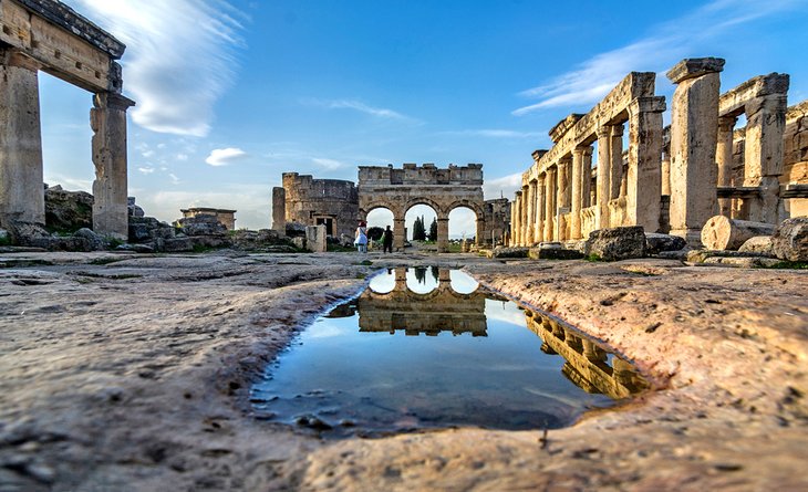 The ancient ruins of Hierapolis in Pamukkale