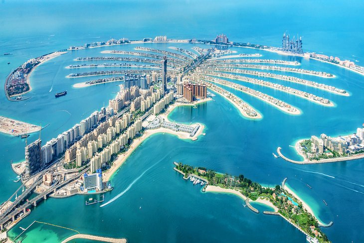 Palm Island in Dubai