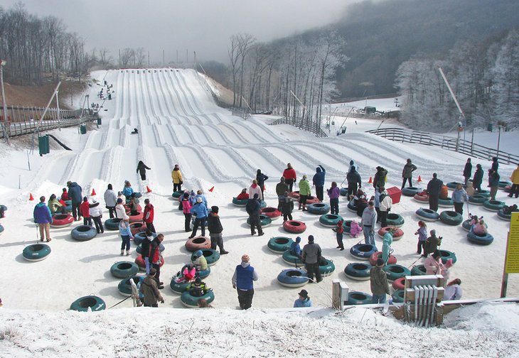 Tubing at Wintergreen