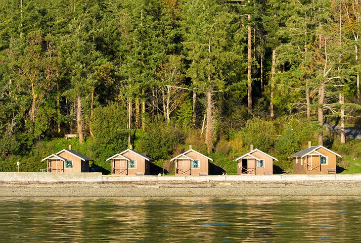 Cabins at Cama Beach Historical State Park