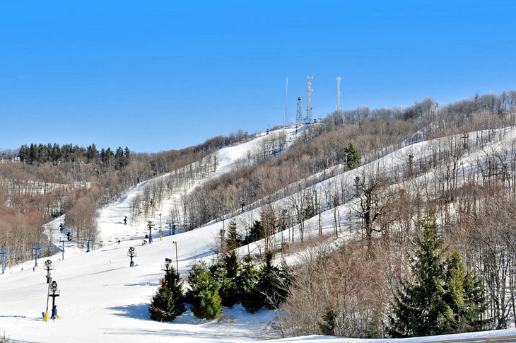 4 estaciones de esquí mejor calificadas en Virginia Occidental