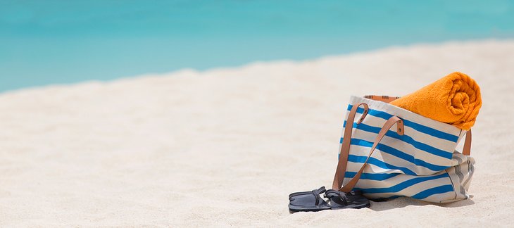 Beach scene in Anguilla