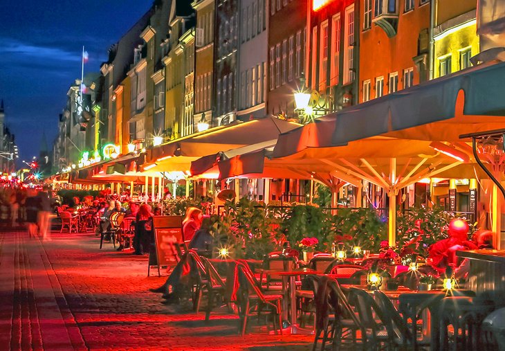 Street cafés in Copenhagen