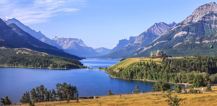 Waterton Lake and Prince of Wales Hotel