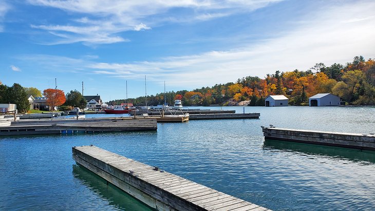 Docks in the town of Killarney