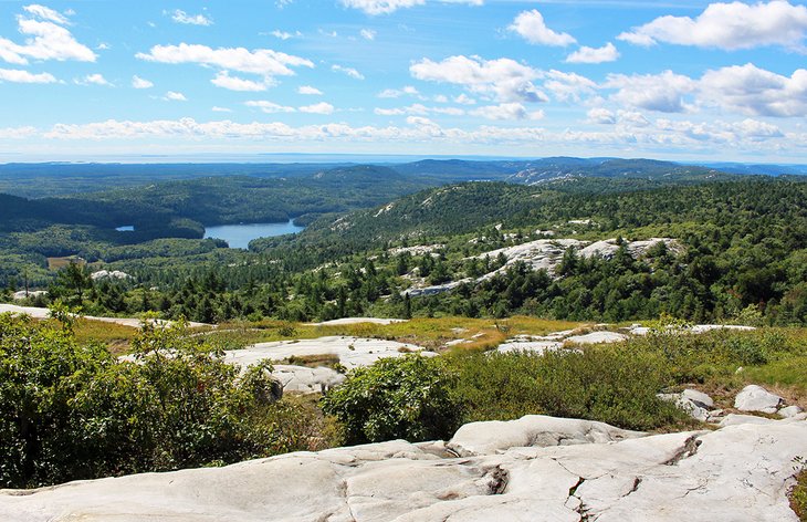 View from the top of Silver Peak hiking trail