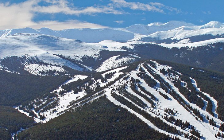 Aerial view of Cooper Ski Area