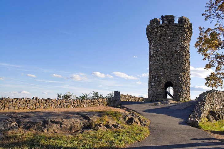 Castle Craig Tower in Hubbard Park