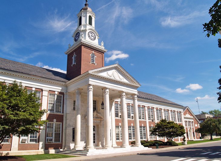 Davidson Hall on the campus of Central Connecticut State University in New Britain