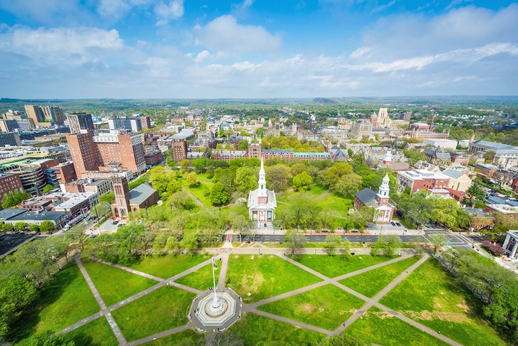 New Haven Green and downtown New Haven