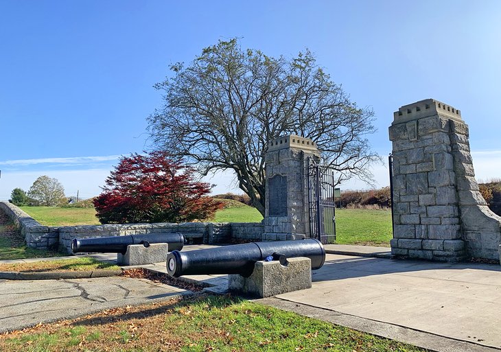 Cannons at Fort Griswold