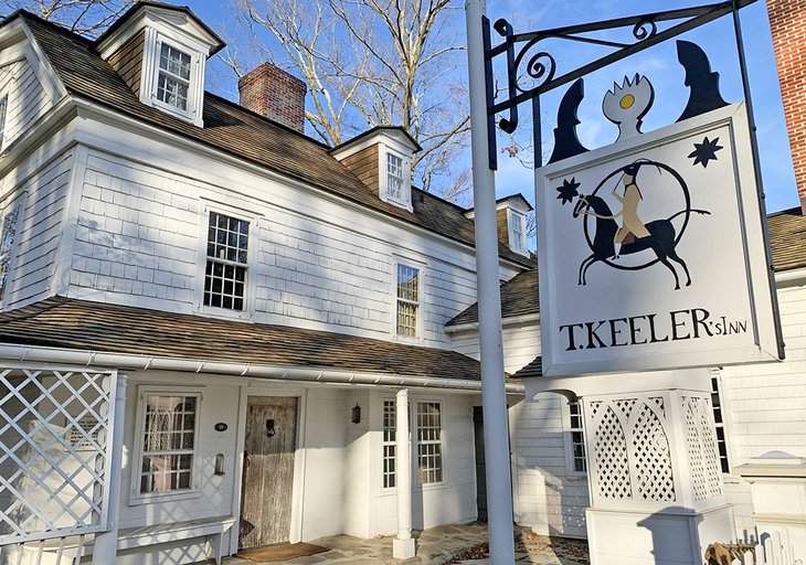 Le Keeler Inn abritait autrefois des soldats pendant la bataille de Ridgefield en 1777.
