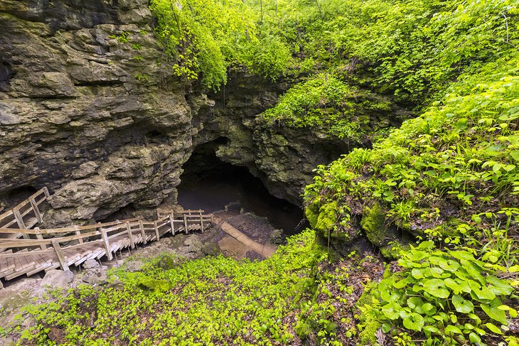 Maquoketa Caves entrance