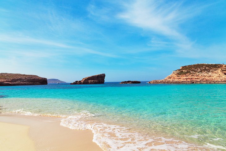 The Blue Lagoon on the island of Comino