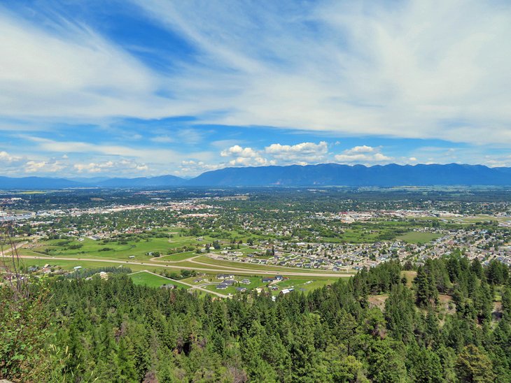 Lone Pine State Park overlooking Kalispell