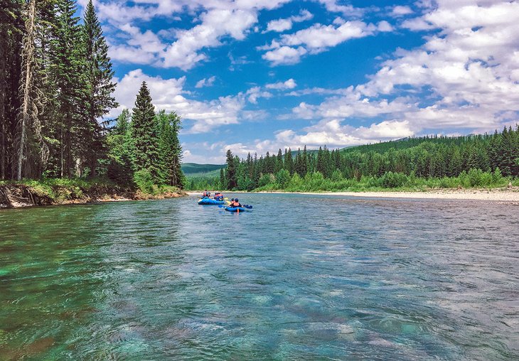 Rafting the Flathead River