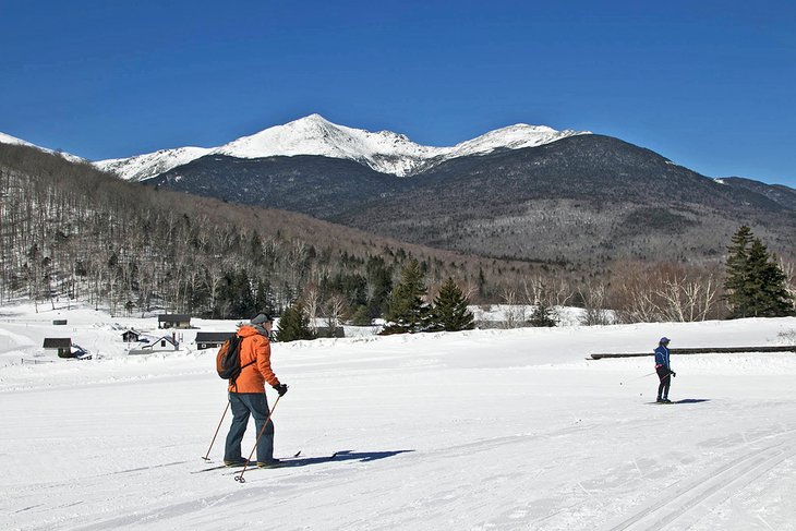 10 mejores lugares para practicar esquí de fondo en New Hampshire