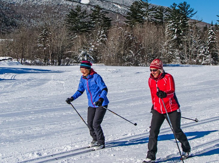 10 mejores lugares para practicar esquí de fondo en New Hampshire