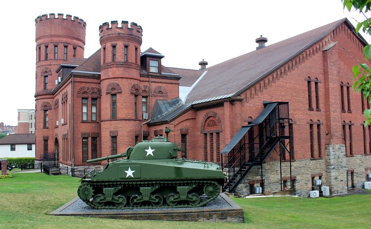 Sherman tank at the New York State Military Museum