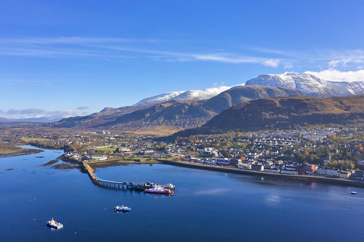 Aerial view of Fort William