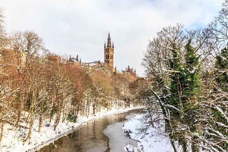 Glasgow in the winter