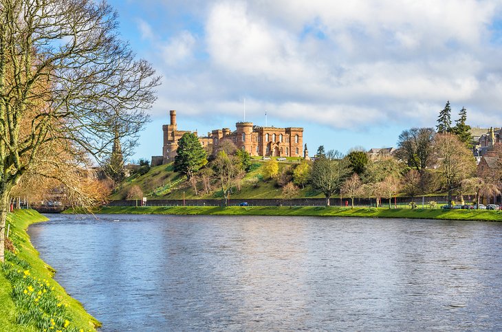 Inverness Castle on a winter's day