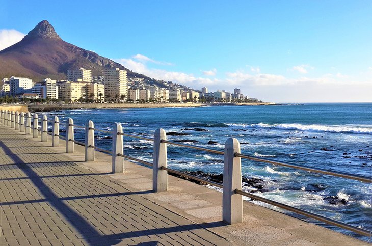 Promenade at Mouille Point Beach
