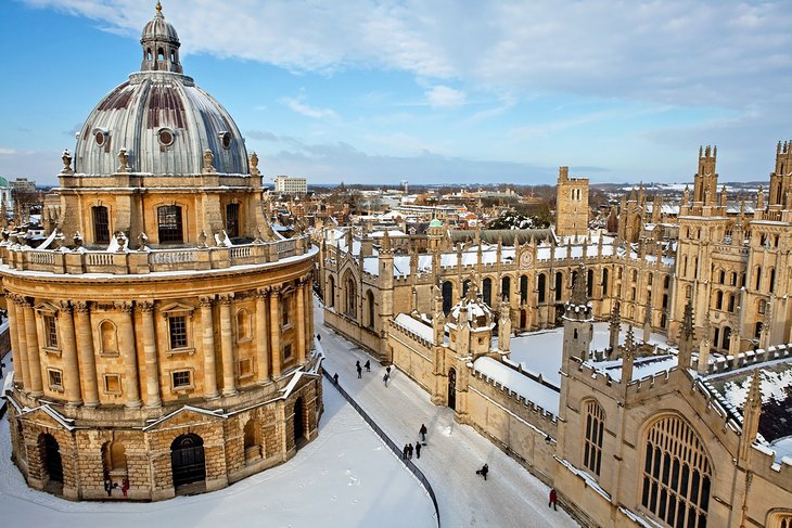 Winter at All Souls College in Oxford