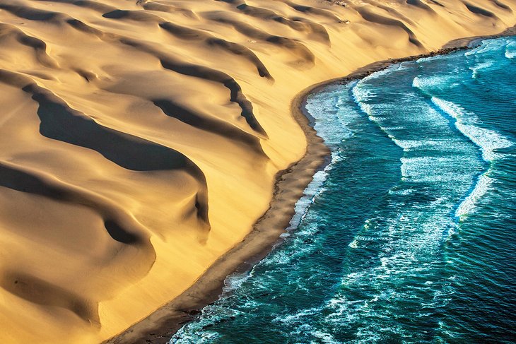 The Skeleton Coast in Namibia