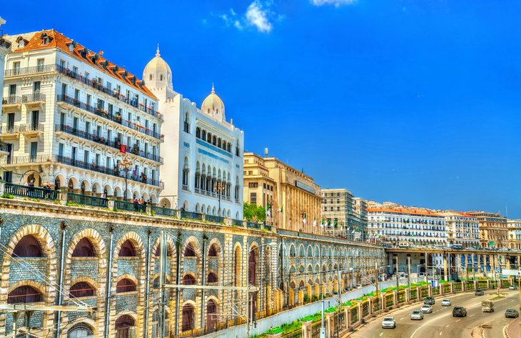 Seaside Boulevard in Algiers