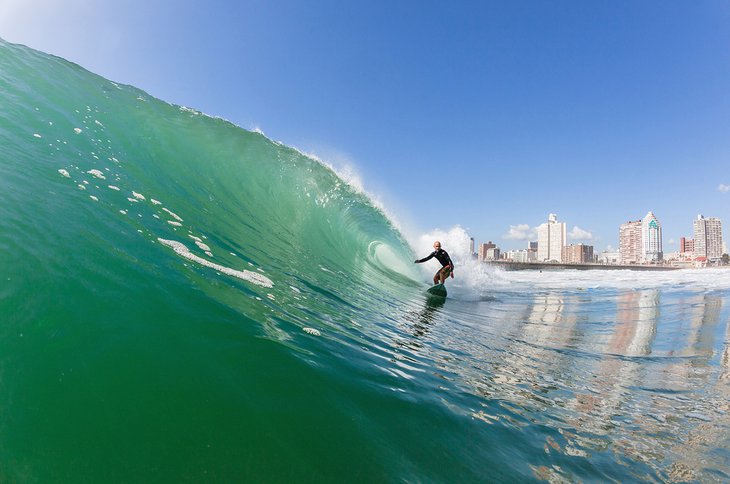 Surfer in Durban