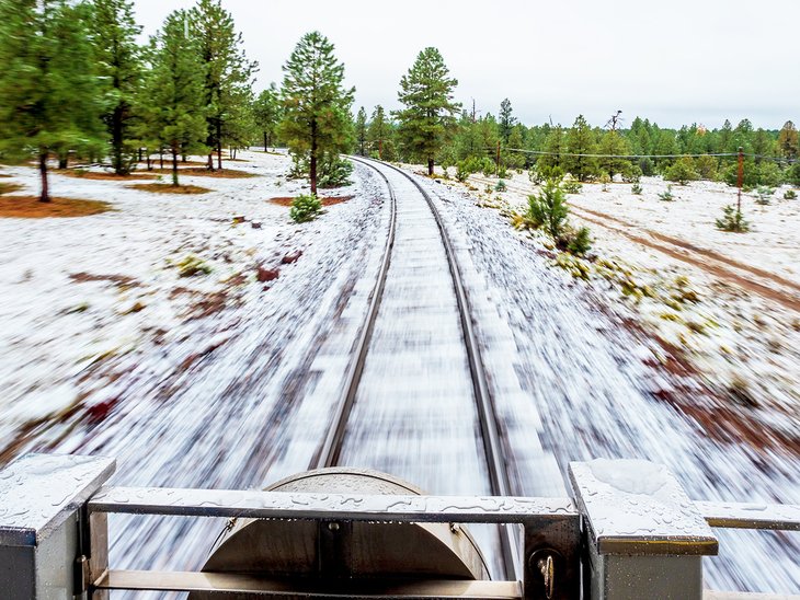 Train tracks near Williams