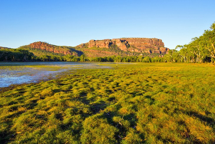 View to Nourlangie from Anbangbang Billabong, Kakadu National Park