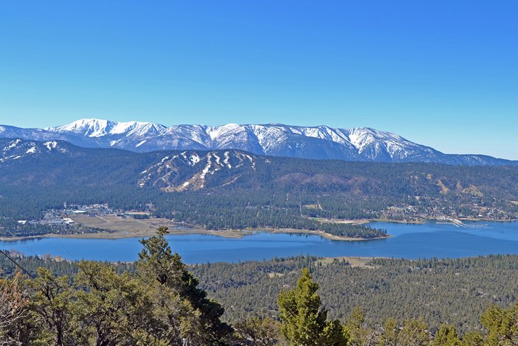 Big Bear Lake, seen from Cougar Crest Trail