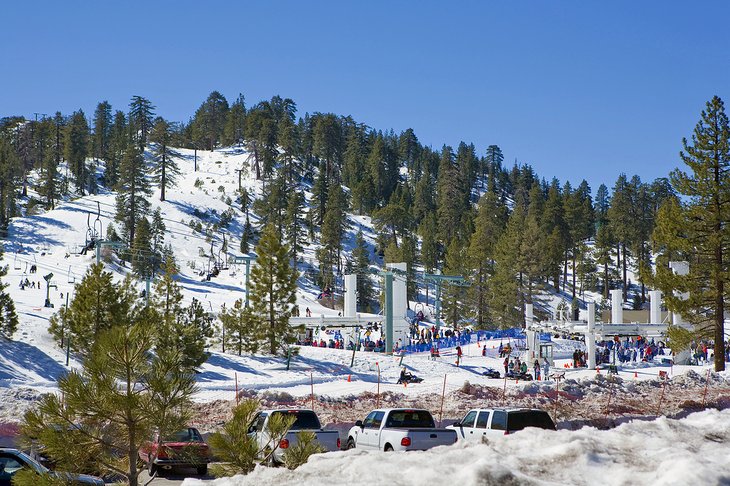 Sunny day at Big Bear Mountain Resort