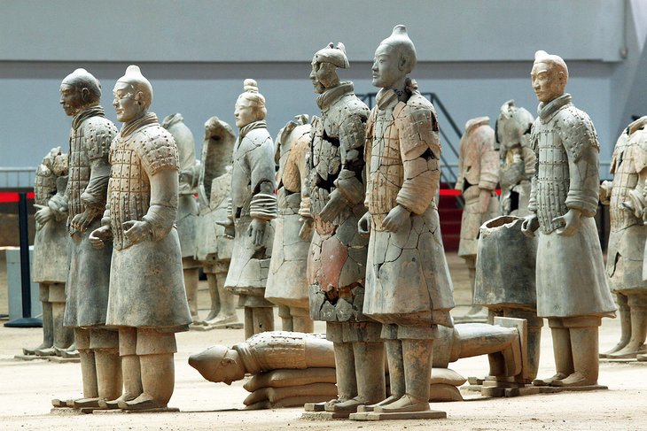 Terracotta warriors in Xian