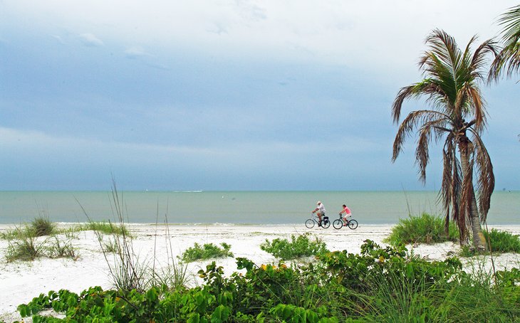 Bikers on the beach near Newton Park