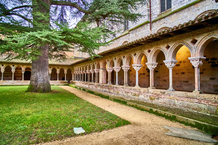 The cloister of the Abbey of Moissac