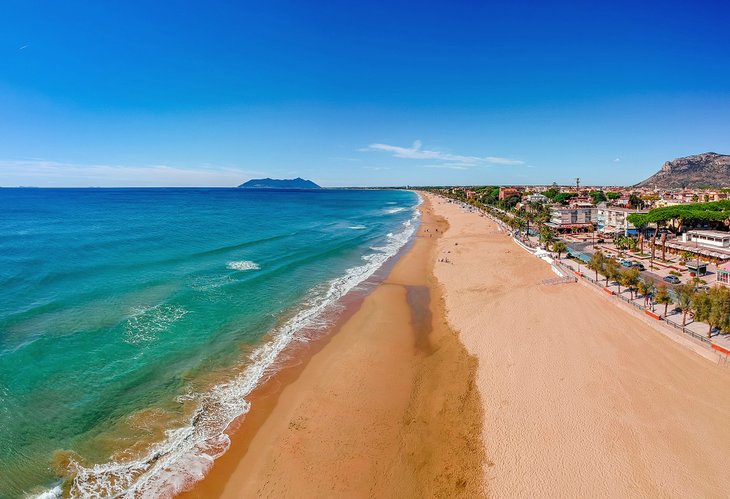 The beach at Terracina