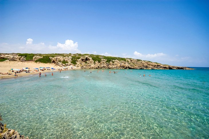 Crystal-clear water at Calamosche