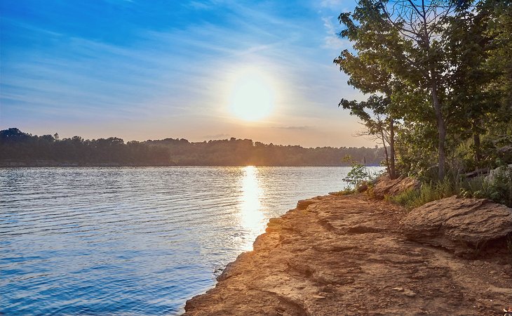 Sunset on Rough River Lake