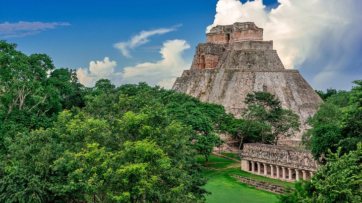 Pyramid of the Magician in Uxmal