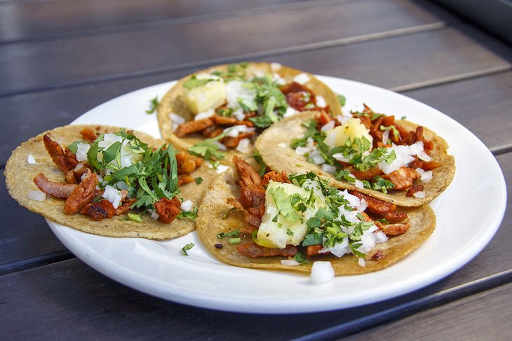 Fresh tacos in Puerto Vallarta