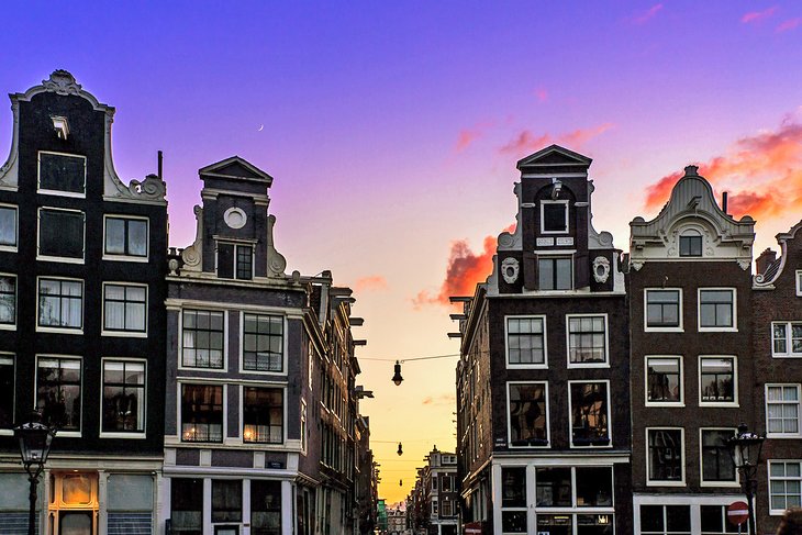 Amsterdam's 9 Straatjes at sunset
